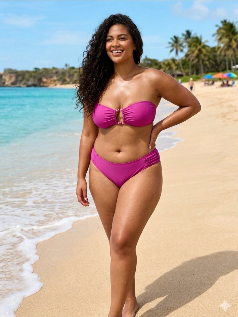 Magenta bikini set